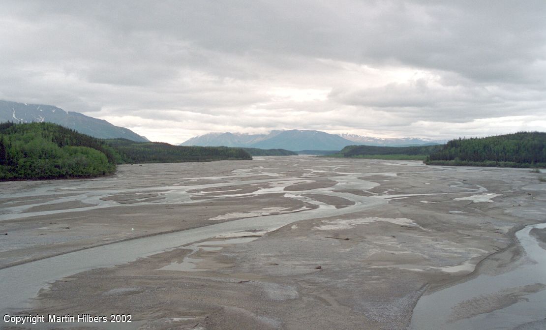 Alaska Highway : Dot Lake - Northway / Robertson River. Click to see full size image