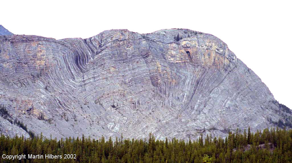 Alaska Highway : Liar Hot Springs - Toad River / Folded Mountain. Click to see full size image