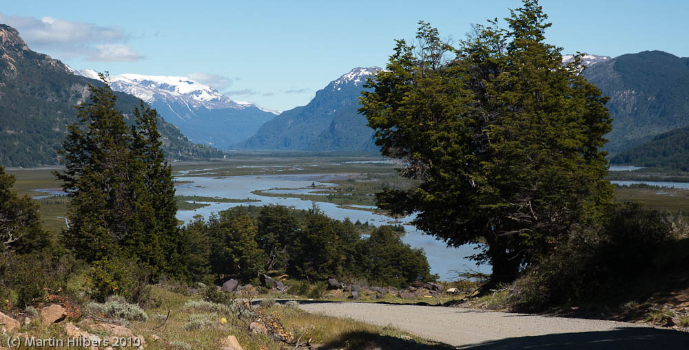 Carretera Austral: 28/12 Cerro Castillo - Bahia Murta / Rio Ibanez valley. Click to see full size image