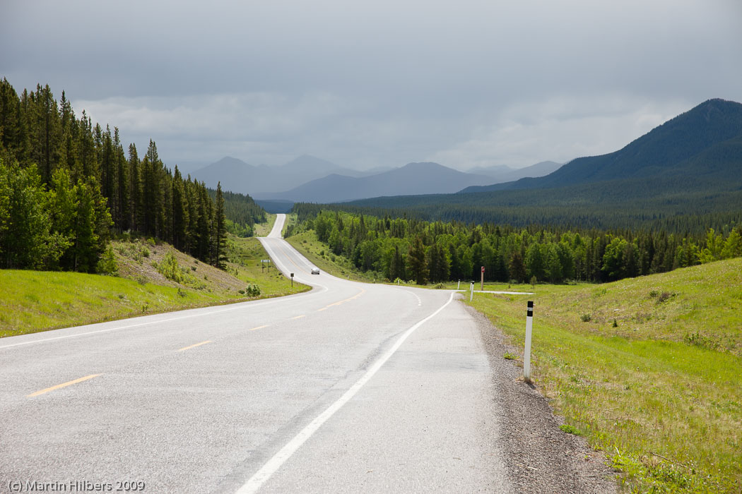 Jasper-Banff-Waterton-Glacier: 9 Jul: Kananaskis - Longview / Kananaskis Highway. Click to see full size image