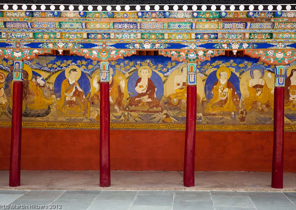 Ladakh: 28/8 Visit Thikse / Thikse Gompa. Click to see full size image