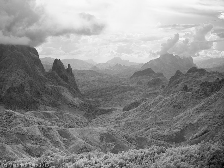 Laos: 10/11 Kiew Kachan - Nam Khene / Luoang Phabang Highlands (IR). Click to see full size image