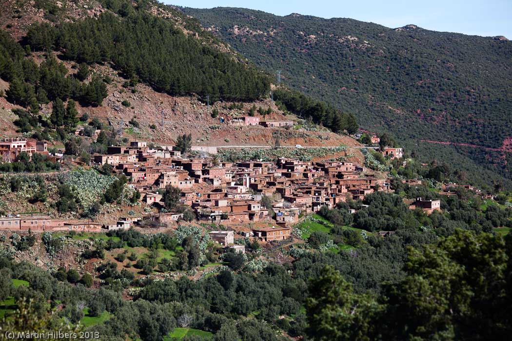 Morocco High Atlas and Jebel Sahro: 25/3 Toufliat - Telouet / Viilage of Toufliat. Click to see full size image
